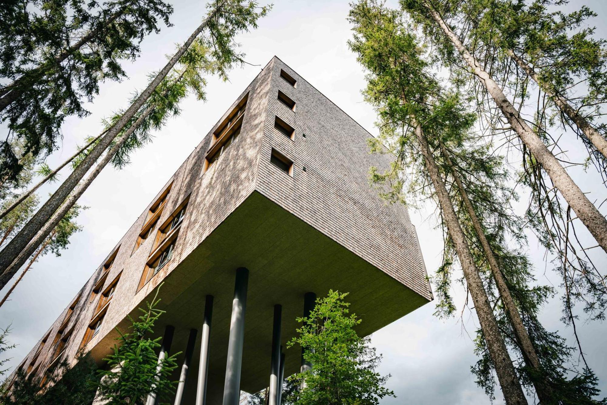 My Arbor - Dolomites Hotel Bressanone Bagian luar foto The "Cube"
